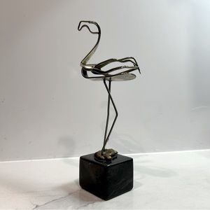 Welded Art Flamingo Figure